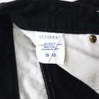 VERSACE JEANS COUTURE Made in Italy High Waist Tapered Denim Pants M Black Medusa Zipper Fly