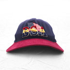 Made in USA 90s BSA Boy Scouts Bicolor Baseball Cap FREE Belt Stars and Stripes Boy Scouts of America
