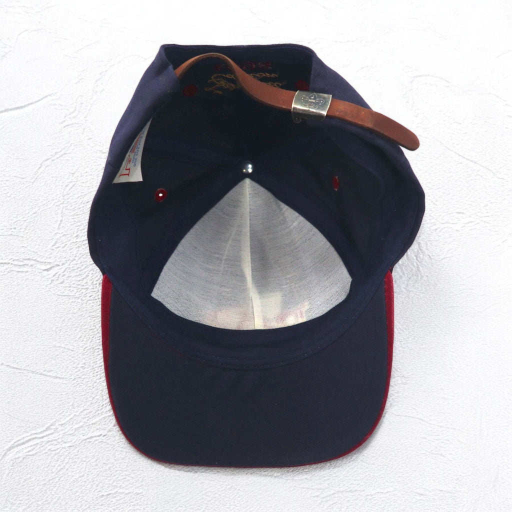 Made in USA 90s BSA Boy Scouts Bicolor Baseball Cap FREE Belt Stars and Stripes Boy Scouts of America