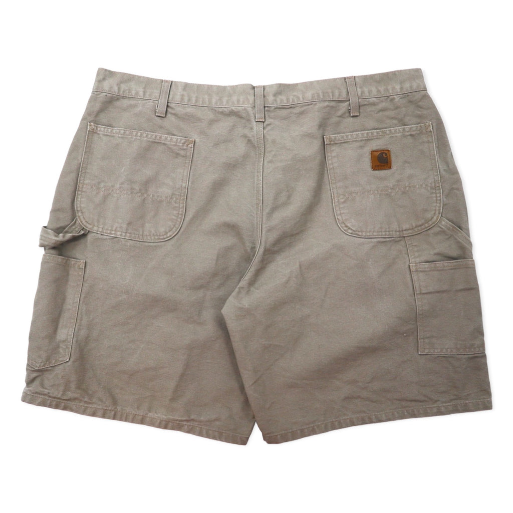 Carhartt Duck Work Shorts Painter Shorts 42 Khaki Cotton WASHED DUCK WORK SHORT B25