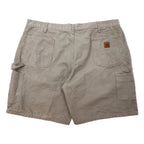Carhartt Duck Work Shorts Painter Shorts 42 Khaki Cotton WASHED DUCK WORK SHORT B25