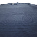 DOCKERS ( Levi's ) 90年代 半袖 ハイゲージ ジャガードニット ポロシャツ 2XL ネイビー EXACT