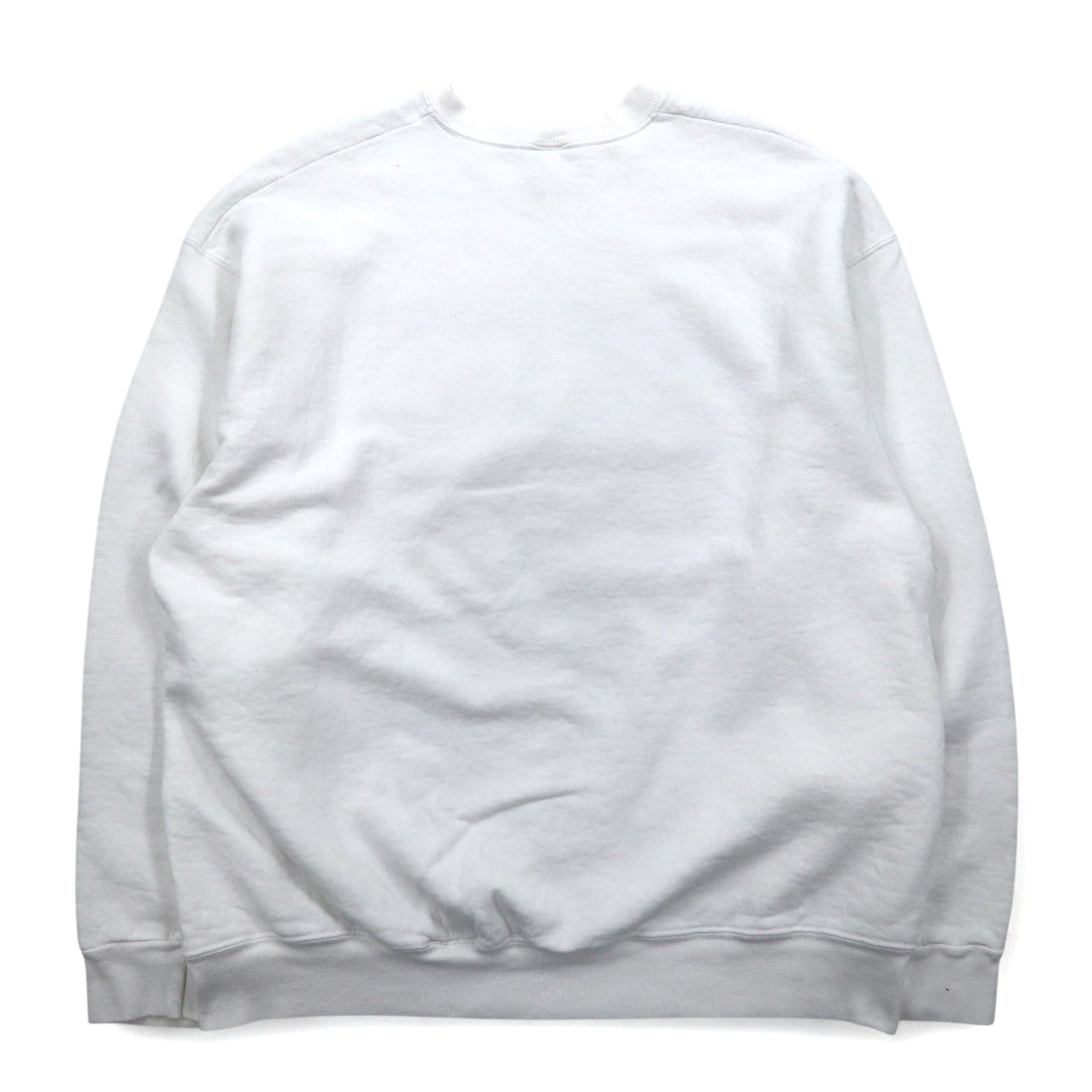 USA made 90s FRUIT OF THE LOOM print sweatshirt XXL white NCAA Wisconsin Platteville Pioneers