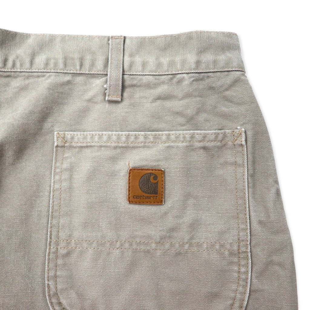 Carhartt Duck Work Shorts Painter Shorts 42 Khaki Cotton WASHED DUCK WORK SHORT B25