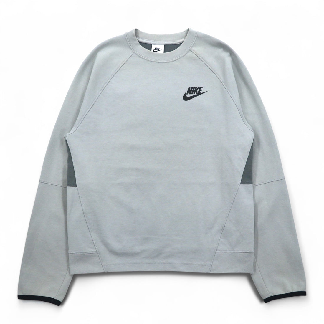 NIKE Sweatshirt NSW TE Fleece L/S Crew S Grey Cotton Swoosh DD5258077