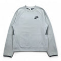NIKE Sweatshirt NSW TE Fleece L/S Crew S Grey Cotton Swoosh DD5258077