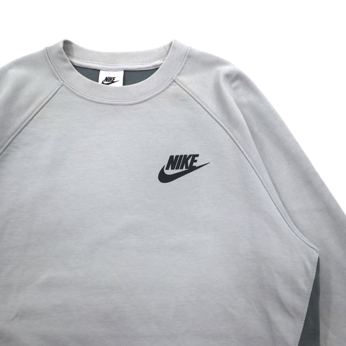 NIKE Sweatshirt NSW TE Fleece L/S Crew S Grey Cotton Swoosh DD5258077