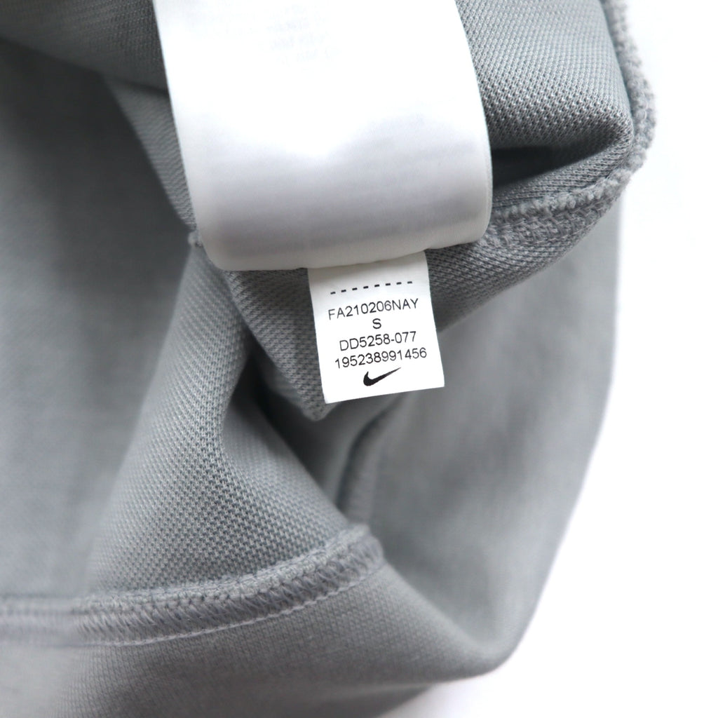 NIKE Sweatshirt NSW TE Fleece L/S Crew S Grey Cotton Swoosh DD5258077