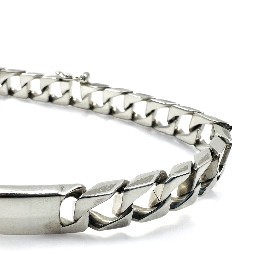 UNOAERRE Vintage ID Bracelet, Kihei Chain, Silver 925