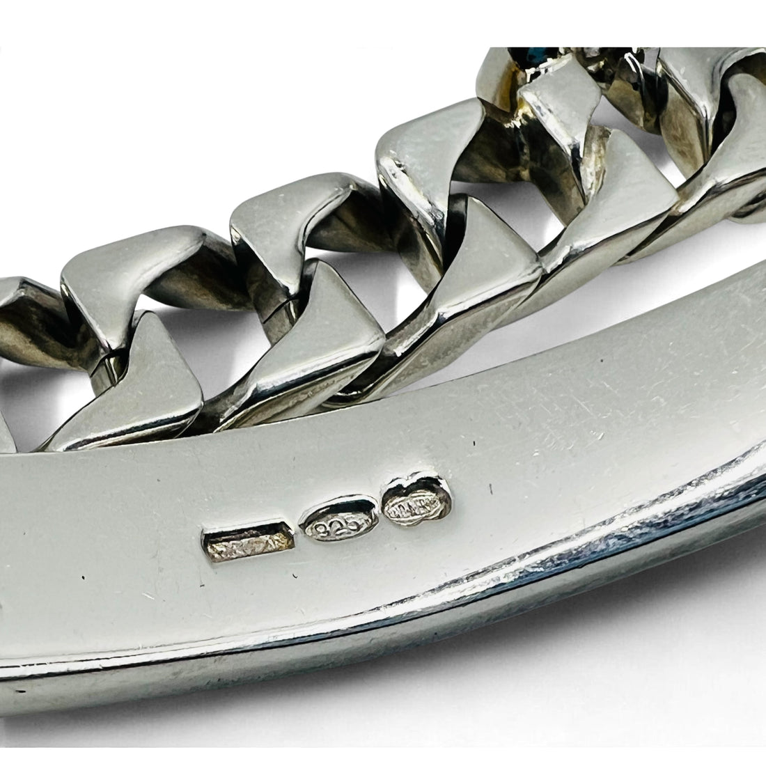 UNOAERRE Vintage ID Bracelet, Kihei Chain, Silver 925