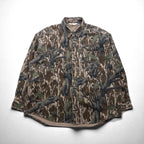 Carhartt 90s Tree Camo Button-Down Work Shirt, Size XL, Khaki, Mossy Oak Camo, Rugged Outdoor Wear