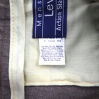 Levi's 80's USA Made Action Slacks STA-PREST Slacks Pants L Brown Rocket TALON Zip