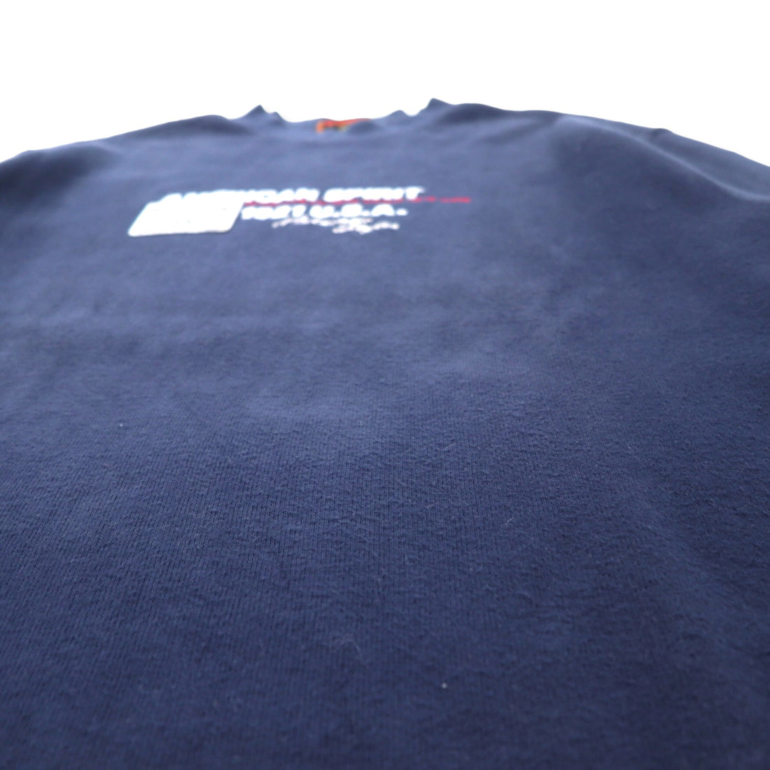 McGREGOR 90's Crew Neck Sweat 170 Navy Cotton AMERICAN SPIRIT Embroidery