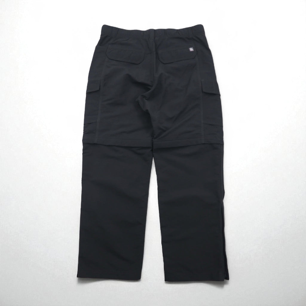 THE NORTH FACE コンバーチブル 2WAY ワイド カーゴパンツ ショートパンツ M グレー ナイロン US規格 Paramount Peak Ⅱ A4J0