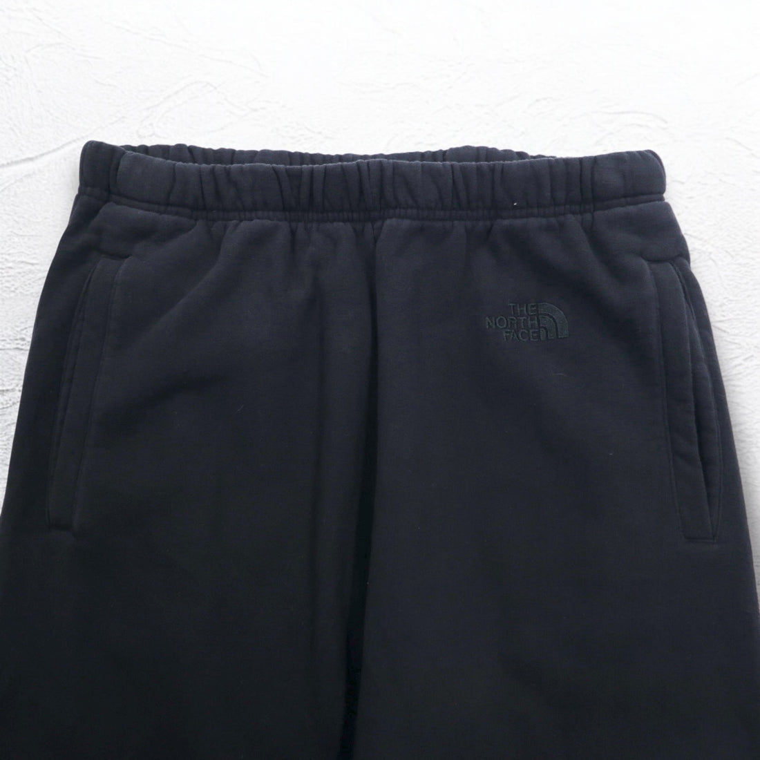 THE NORTH FACE Flared Sweatpants, M, Black, Cotton, One Point Logo Embroidery, US Standard