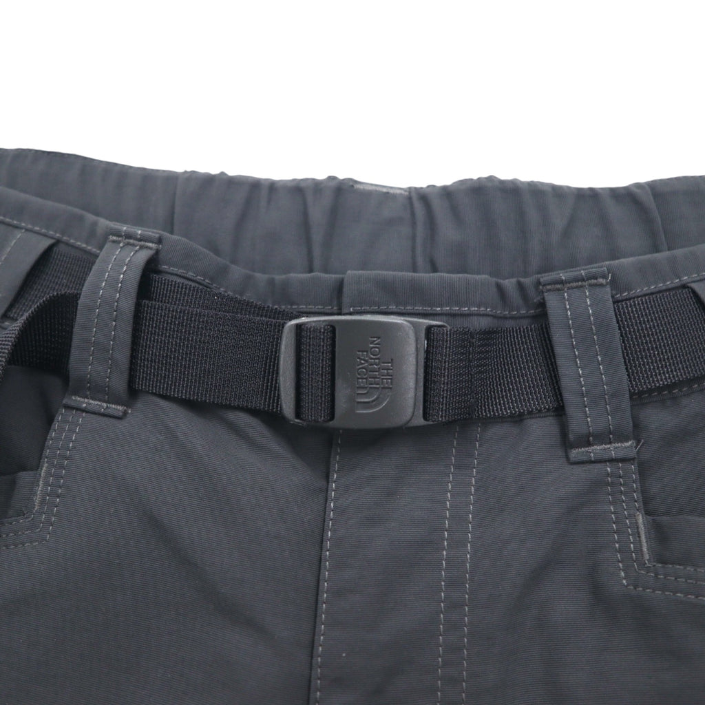 THE NORTH FACE コンバーチブル 2WAY ワイド カーゴパンツ ショートパンツ M グレー ナイロン US規格 Paramount Peak Ⅱ A4J0