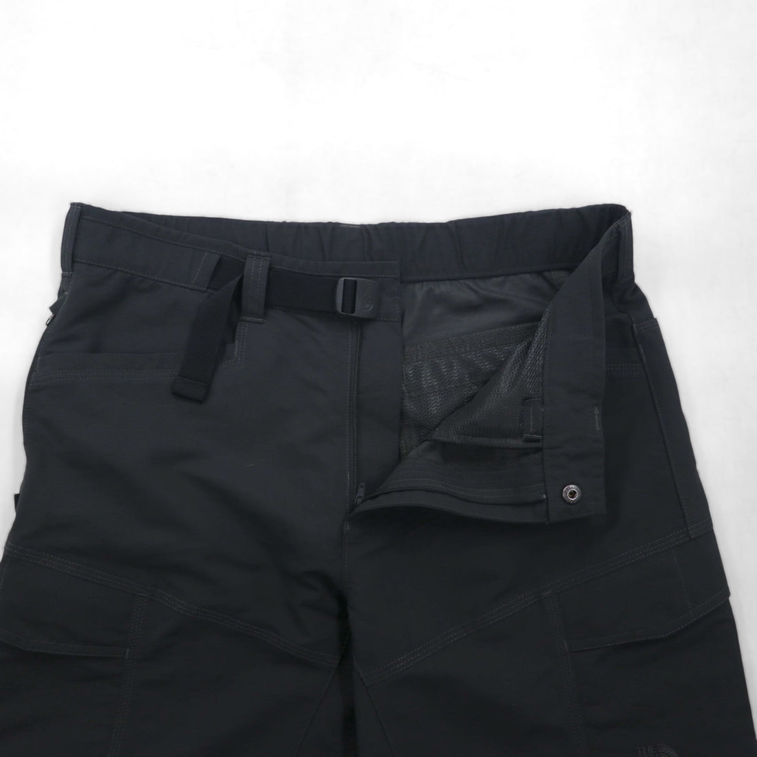 THE NORTH FACE コンバーチブル 2WAY ワイド カーゴパンツ ショートパンツ M グレー ナイロン US規格 Paramount Peak Ⅱ A4J0