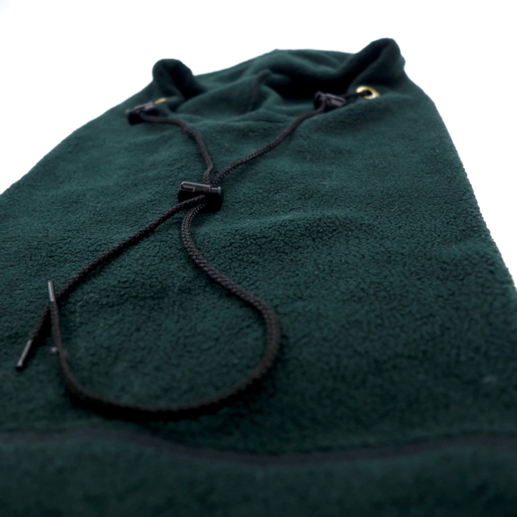 Made in USA 90s Balaclava Balaclava Fleece FREE Green Polyester Drawcord US ARMY