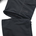 THE NORTH FACE コンバーチブル 2WAY ワイド カーゴパンツ ショートパンツ M グレー ナイロン US規格 Paramount Peak Ⅱ A4J0