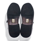 croft &amp; barrow monk strap straight tip dress shoes 29cm black leather BERET
