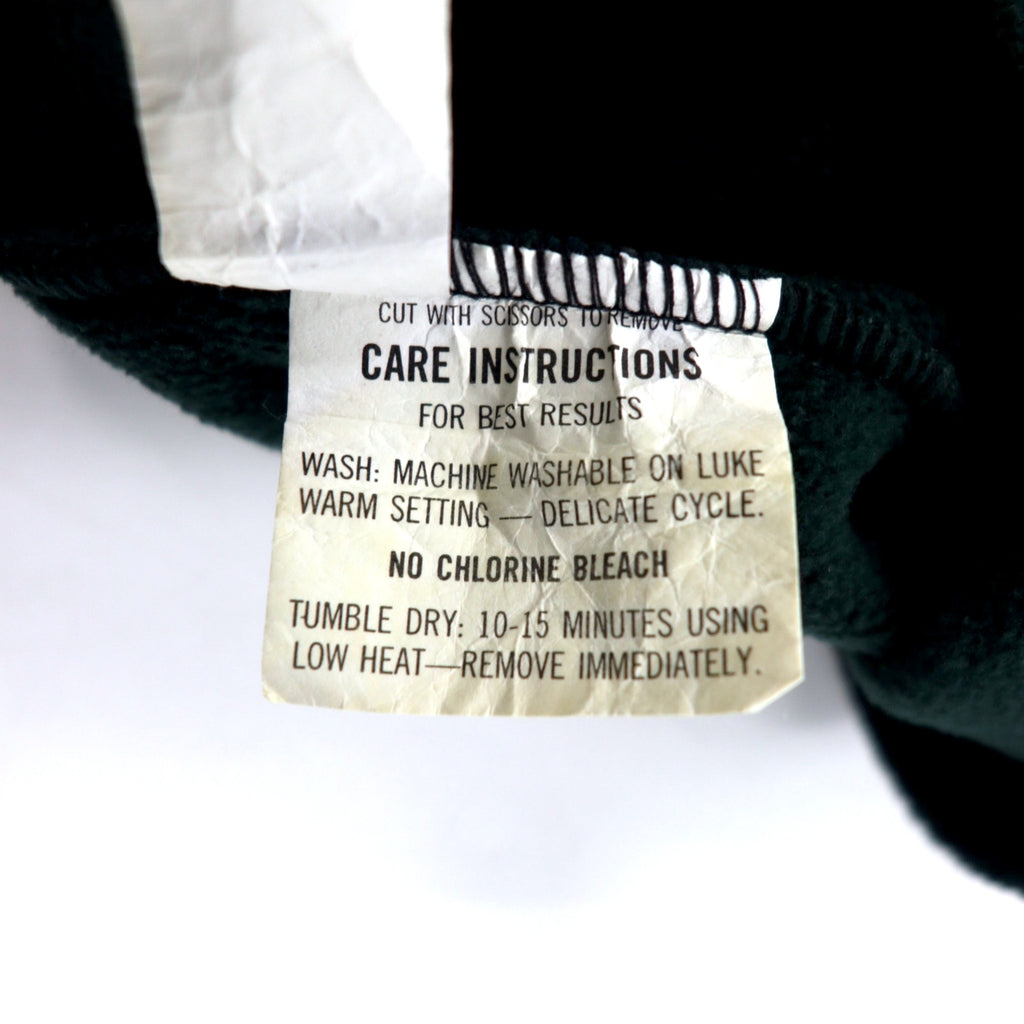 Made in USA 90s Balaclava Balaclava Fleece FREE Green Polyester Drawcord US ARMY
