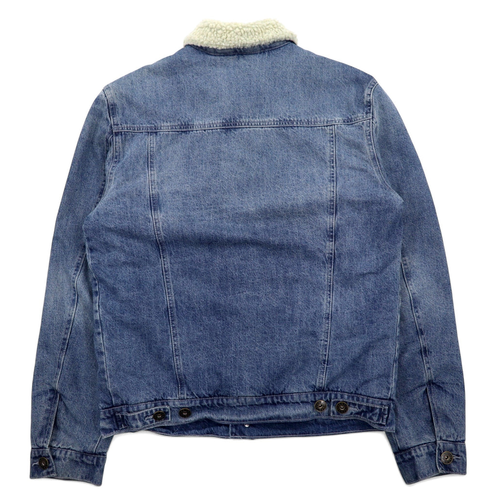 GUESS Boa Denim Jacket Trucker Jacket M Blue Cotton Sherpa Denim Jacket X74XN1R0LF0