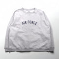 US AIR FORCE 米軍 トレーニング スウェット トレーナー XL ライトグレー 裏起毛 アーチロゴ ミリタリー 8415-01-407-2788