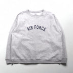 US AIR FORCE 米軍 トレーニング スウェット トレーナー XL ライトグレー 裏起毛 アーチロゴ ミリタリー 8415-01-407-2788