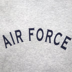 US AIR FORCE 米軍 トレーニング スウェット トレーナー XL ライトグレー 裏起毛 アーチロゴ ミリタリー 8415-01-407-2788