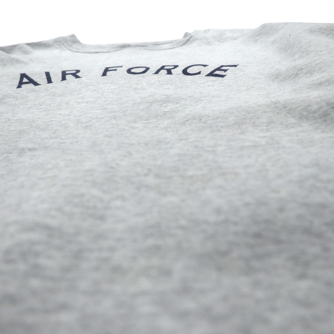 US AIR FORCE 米軍 トレーニング スウェット トレーナー XL ライトグレー 裏起毛 アーチロゴ ミリタリー 8415-01-407-2788