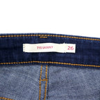 Levi's 711 Skinny Denim Pants 26 Blue Cotton Stretch