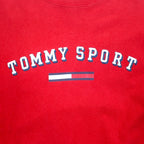 TOMMY JEANS 90年代 ロングスリーブ Tシャツ ロンT S レッド コットン メキシコ製