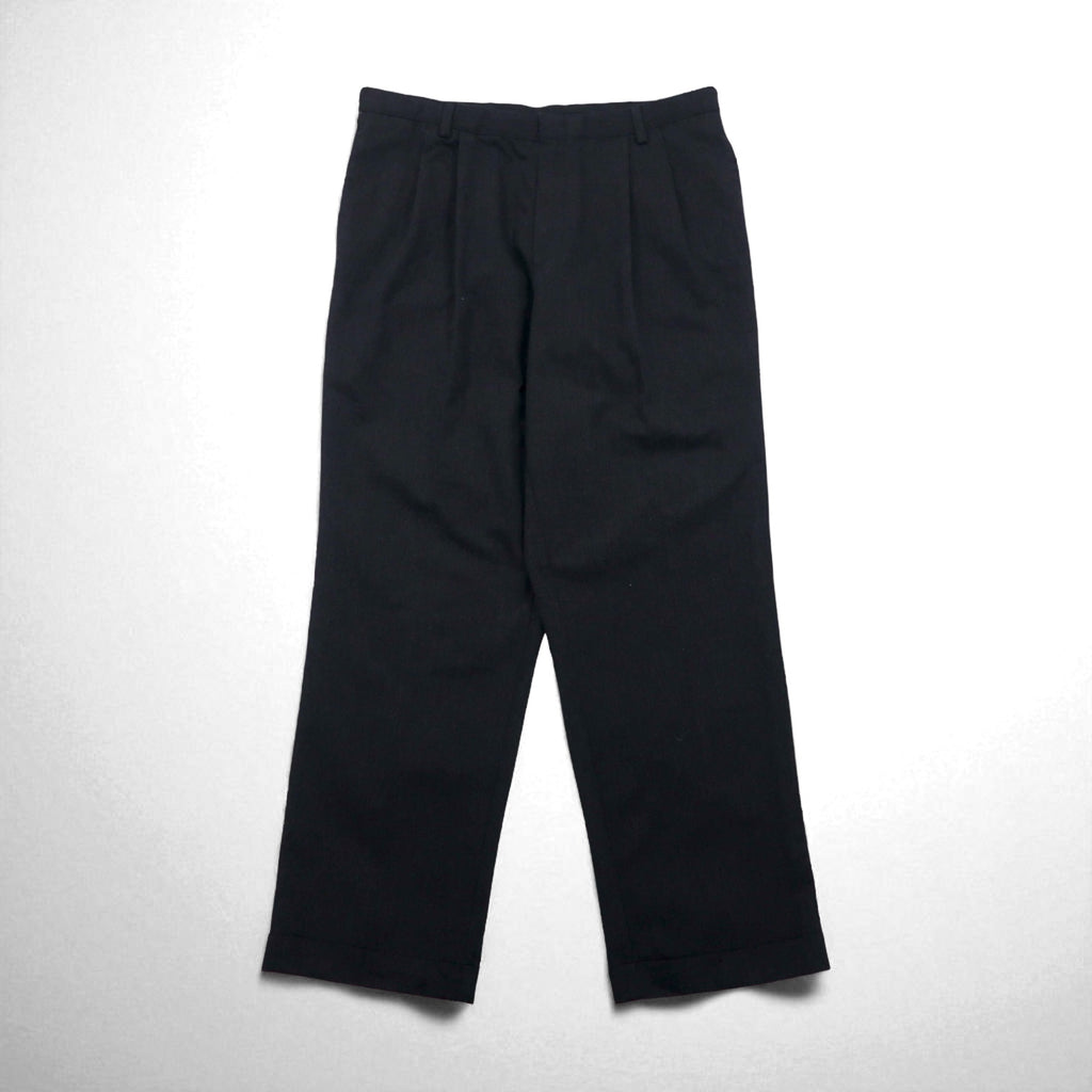 DOCKERS (Levi's) 2000s STAIN DEFFENDER 2-Puck Wide Leg Slacks, Size L, Gray