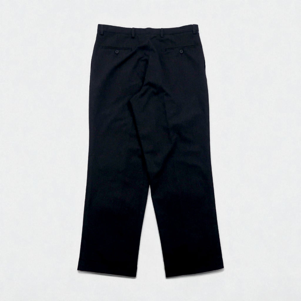 DOCKERS (Levi's) 2000s STAIN DEFFENDER 2-Puck Wide Leg Slacks, Size L, Gray