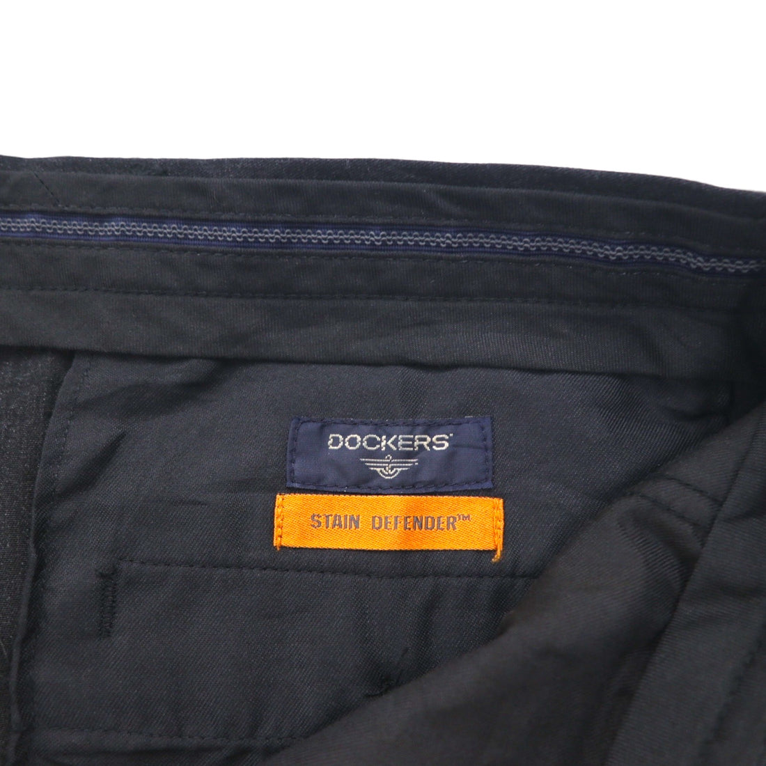 DOCKERS (Levi's) 2000s STAIN DEFFENDER 2-Puck Wide Leg Slacks, Size L, Gray