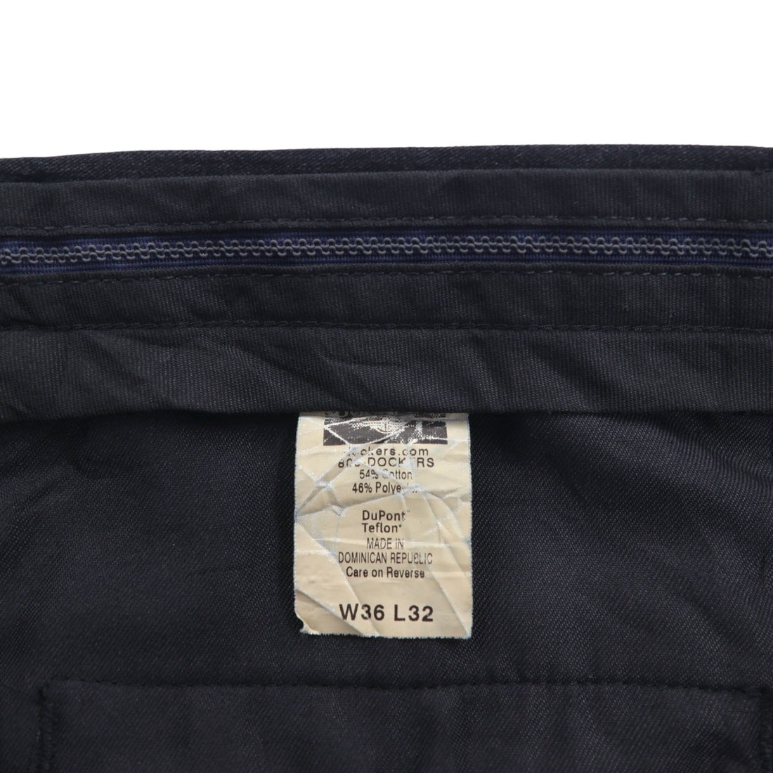 DOCKERS (Levi's) 2000s STAIN DEFFENDER 2-Puck Wide Leg Slacks, Size L, Gray