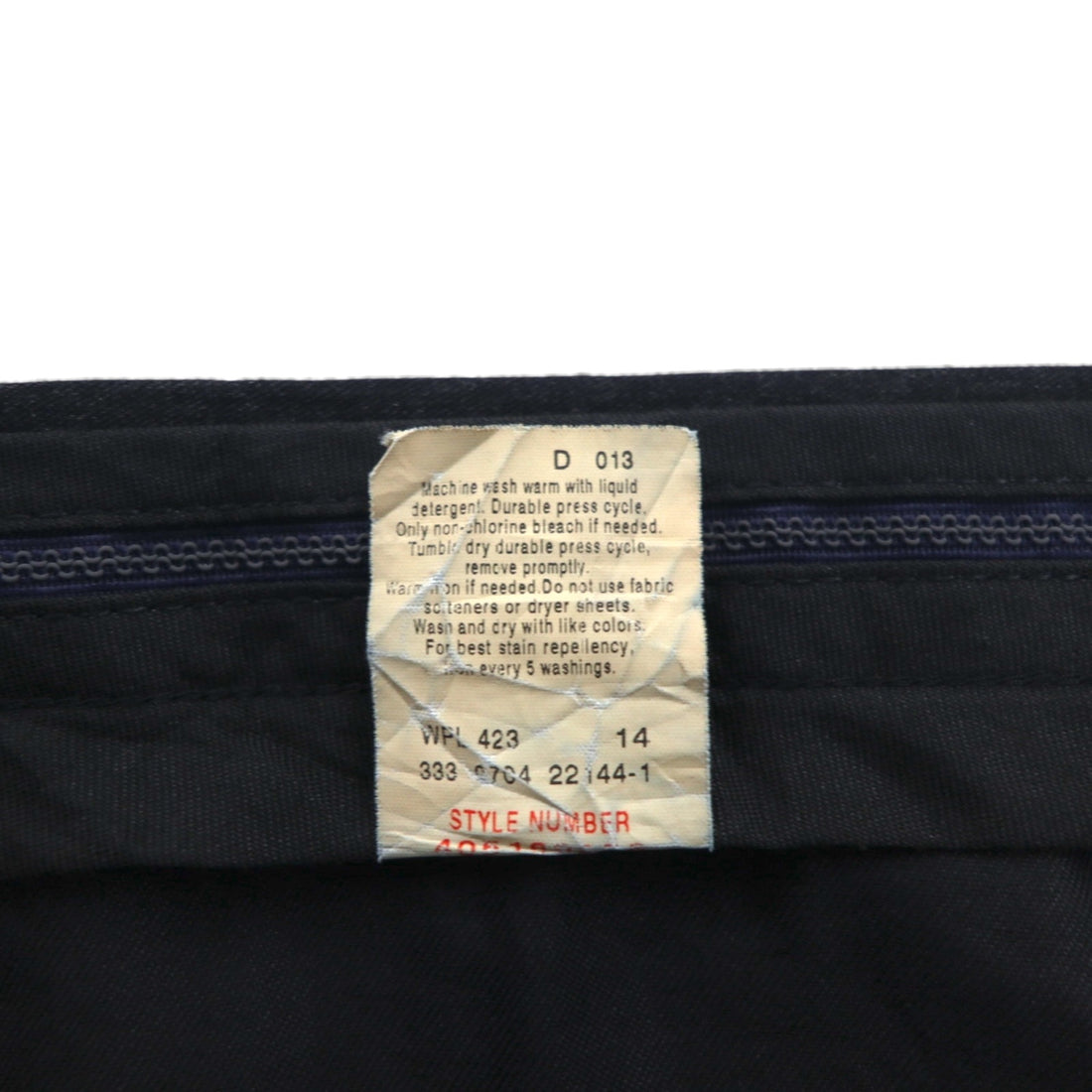 DOCKERS (Levi's) 2000s STAIN DEFFENDER 2-Puck Wide Leg Slacks, Size L, Gray