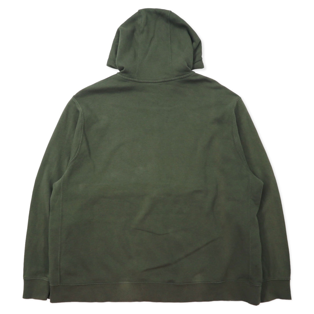 NIKE Half-Zip Hoodie Anorak Parka XXL Khaki Cotton NSW Club Fleece Half-Zip Hoodie BV2699-380