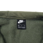 NIKE Half-Zip Hoodie Anorak Parka XXL Khaki Cotton NSW Club Fleece Half-Zip Hoodie BV2699-380