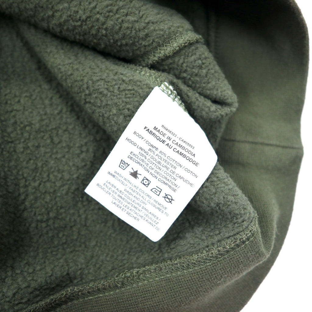 NIKE Half-Zip Hoodie Anorak Parka XXL Khaki Cotton NSW Club Fleece Half-Zip Hoodie BV2699-380