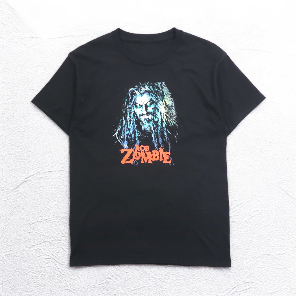 ROB ZOMBIE ROCK BAND T-SHIRT BAND TL BLACK COTTON