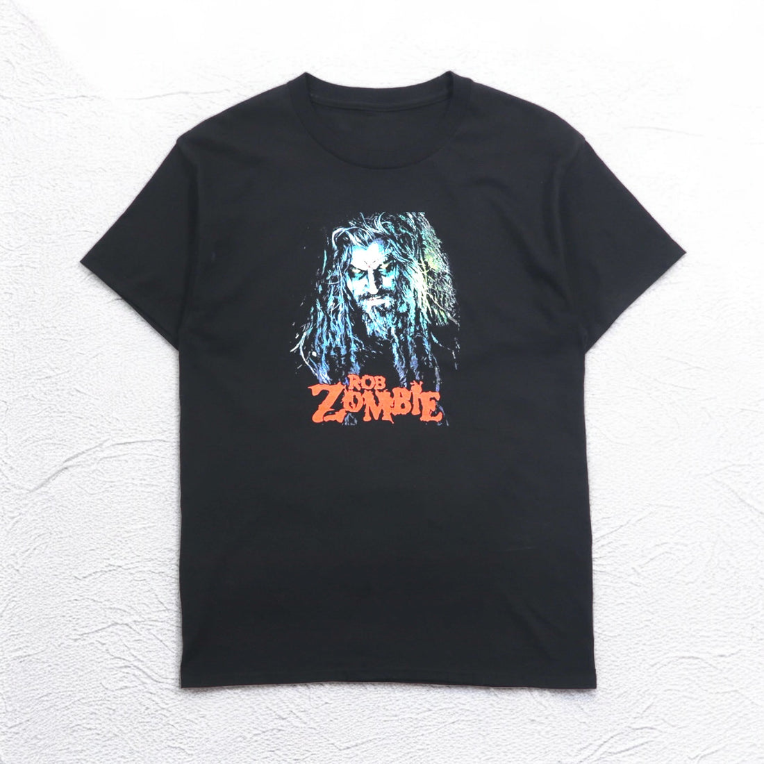 ROB ZOMBIE ROCK BAND T-SHIRT BAND TL BLACK COTTON