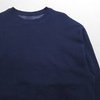 PLUMA OUTDOORS Blank Sweatshirt, Size 2XL, Navy, Solid Cotton with Brushed Lining, Made in Mexico