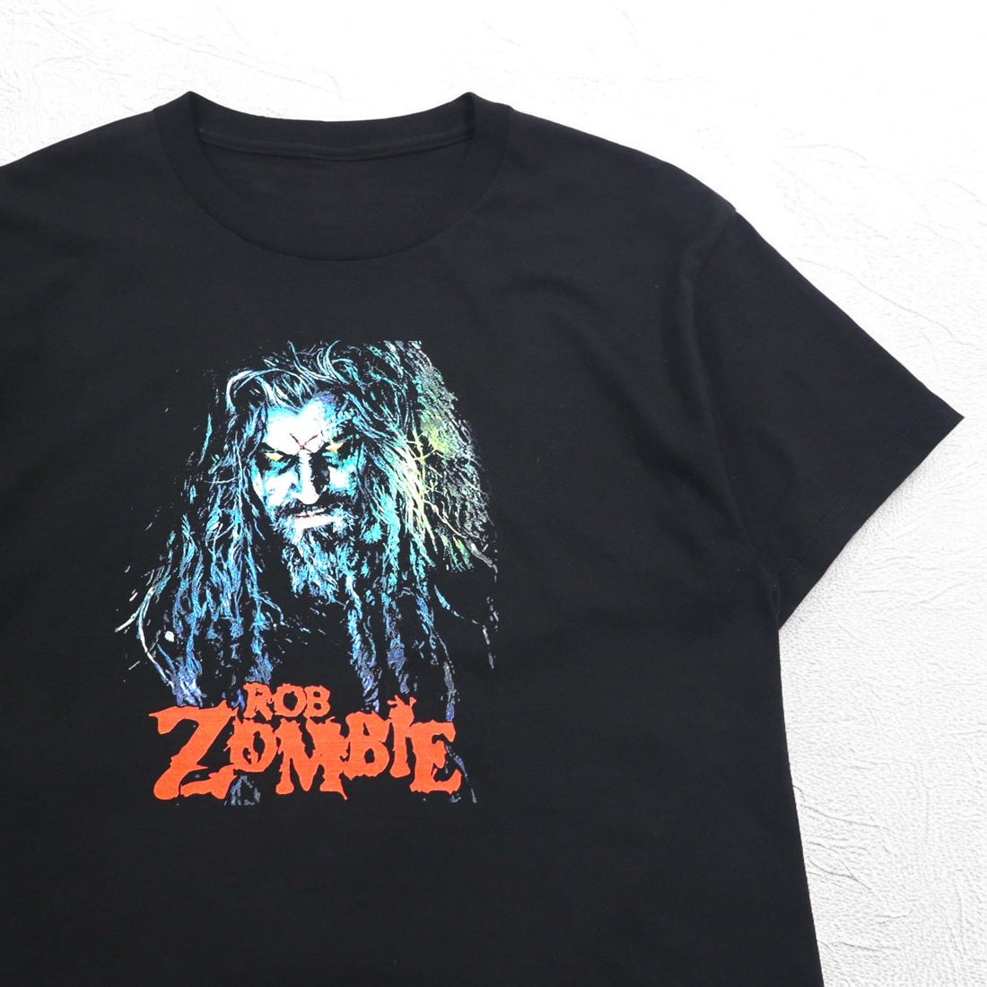 ROB ZOMBIE ROCK BAND T-SHIRT BAND TL BLACK COTTON