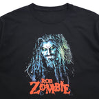 ROB ZOMBIE ROCK BAND T-SHIRT BAND TL BLACK COTTON