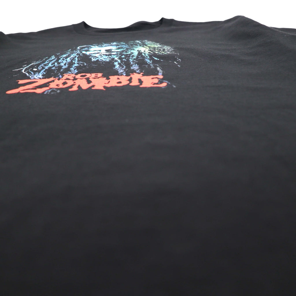 ROB ZOMBIE ROCK BAND T-SHIRT BAND TL BLACK COTTON