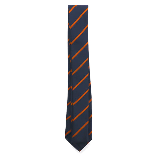 APC French Necktie Navy Regimental Stripe Polyester