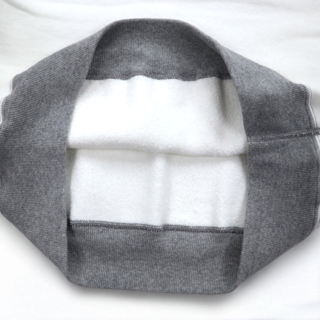 DENIME Raglan Sweatshirt M White Tricolor Fleece Lining DNM SPORTS Made in Japan