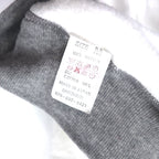 DENIME Raglan Sweatshirt M White Tricolor Fleece Lining DNM SPORTS Made in Japan