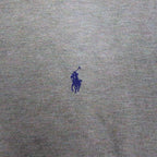 Polo by Ralph Lauren 90s Polo Shirt L Khaki Cotton Pique Small Pony Embroidery